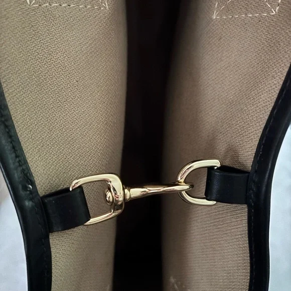 Dooney & Bourke Black and Brown Monogram Tote - Picture 3 of 3